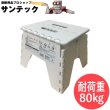 画像1: 【耐荷重:約80kg】おりたたみミニステップ (ブルー) すべき止め付 足踏み台 (1)