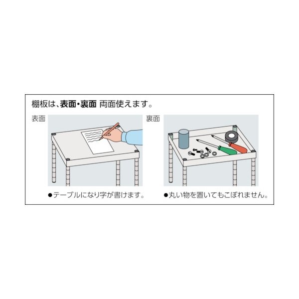 画像2: TRUSCO ツールワゴン フェニックスワゴン 600X400 3段 Φ75ゴム車輪 ホワイト PEW-963-G75-W [488-4205] (2)