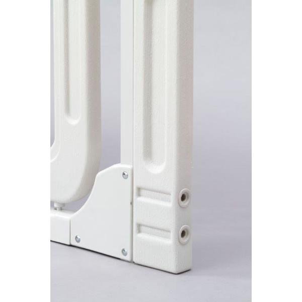 画像2: スマートゲイト２（スマートゲート２） ミルキー 柵 脱走防止 侵入防止 ペットフェンス  ペットゲート 日本育児 (2)