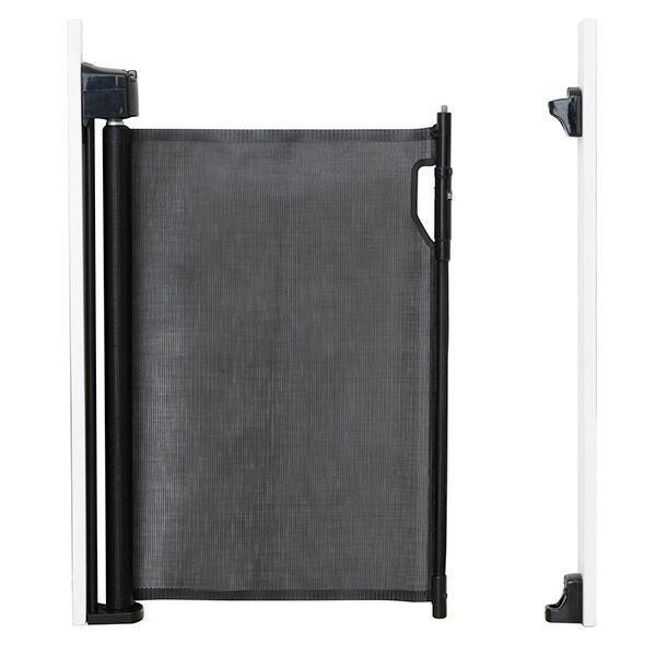 画像2: スルするーとゲイト ブラック 階段上対応 脱走防止 侵入防止 日本育児 (2)