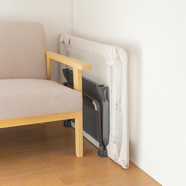 画像5: 【Mサイズ/自立型】おくだけとおせんぼ フェンス 柵 脱走防止 侵入防止 モロッカンベージュ 日本育児 (5)