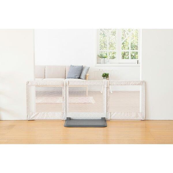 画像4: 【Lサイズ/自立型】おくだけとおせんぼ フェンス 柵 脱走防止 侵入防止 モロッカンベージュ 日本育児 (4)