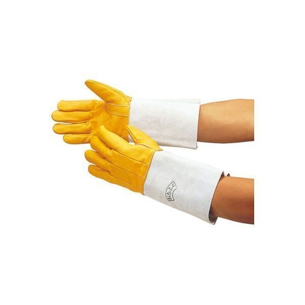 画像2: おたふく手袋 溶接用コンビ 5指 10双セット 408 (2)