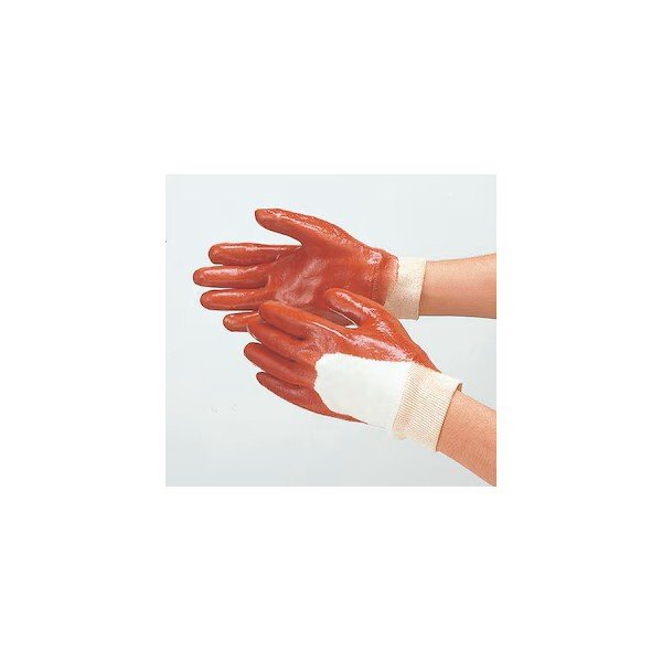 画像2: おたふく手袋 タフローブ（背抜） コーティング手袋 10双セット 201 (2)