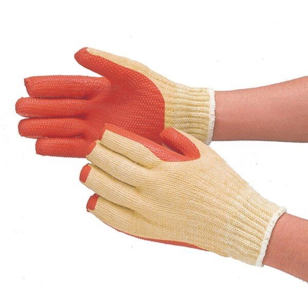 画像1: おたふく手袋 強力ゴムバリ手袋 ゴム張り手袋　ゴム引き手袋 コーティング手袋 5双セット 300 (1)