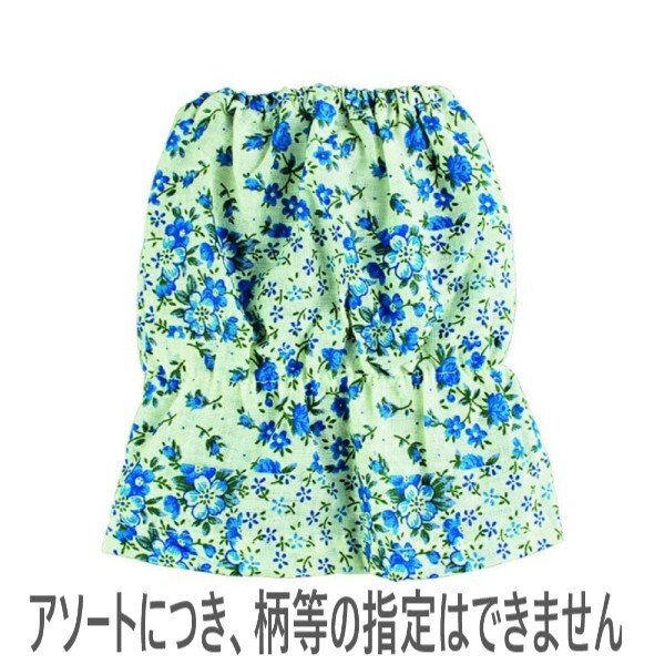 画像2: おたふく手袋 腕カバーショート丈 花柄 5双セット 衣料　保護具 N-895 (2)