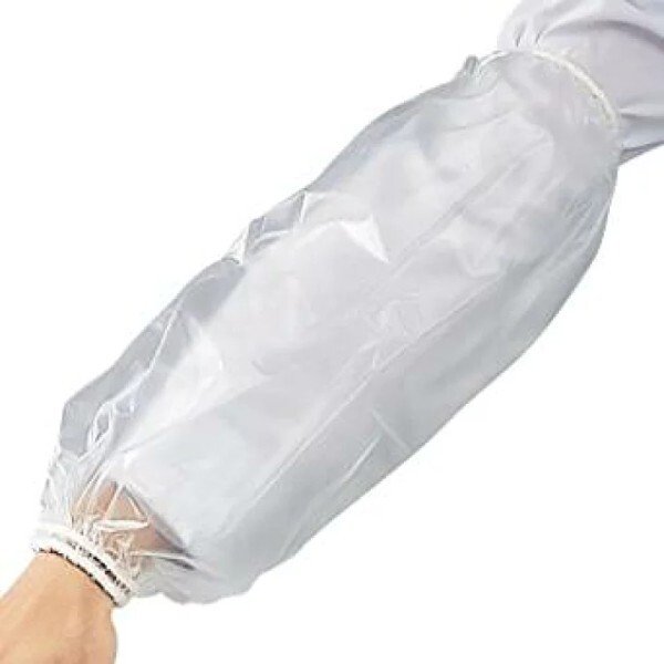 画像1: おたふく手袋 腕カバーEVAタック 12双入 衣料　保護具 933 (1)