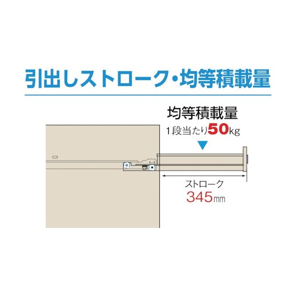 画像2: TRUSCO VR-L6 VR型キャビネット 393X500XH880 引出6段 グリーン色 [502-0841] (2)