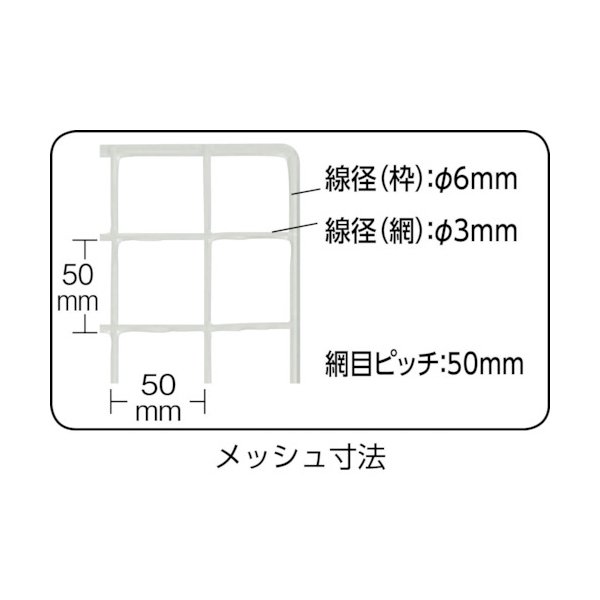 画像2: TRUSCO TN-9015(BK) 棚用ディスプレイネット 金具付 900X1500 黒 [512-7751] (2)