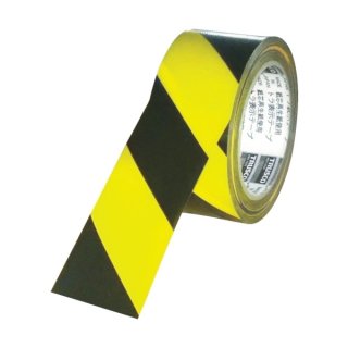 TRUSCO トラ表示テープ 50mm×25m 黄黒 TRTR-5025YB [415-4355