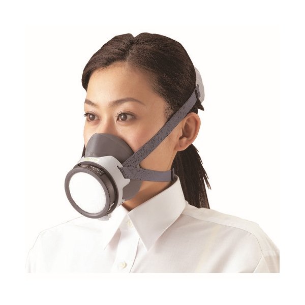 画像3: TRUSCO DPM-77TS 防毒マスク 塗装マスク Sサイズ [818-5180] (3)