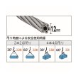 画像2: TRUSCO ワイヤーロープスリング Aタイプ アルミロック 12mmX2.5m TWAL-12S2.5 [819-1682] (2)