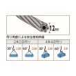 画像2: TRUSCO ワイヤーロープスリング Aタイプ アルミロック 12mmX6m TWAL-12S6 [819-1686] (2)