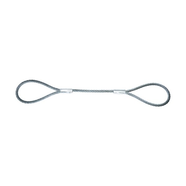 画像1: TRUSCO ワイヤーロープスリング Aタイプ アルミロック 18mmX3m TWAL-18S3 [819-1707] (1)