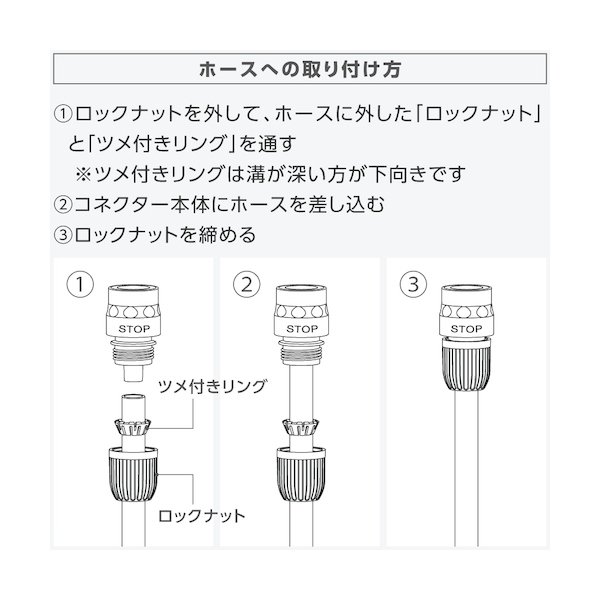 画像6: TRUSCO ホースノズル(4パターン) TNZ-01 [855-2632] (6)