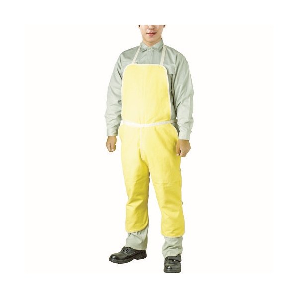 画像2: TRUSCO TMT-799 耐熱・耐切創前掛 全身タイプ [855-8099] (2)