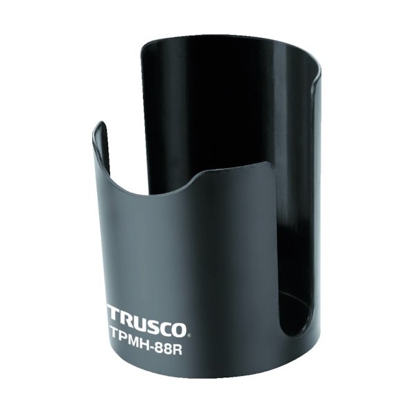 画像1: TRUSCO 樹脂マグネット缶ホルダー 黒 80mm TPMH-88BK [856-6665] (1)