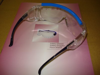 画像1: 保護メガネ　透明 RS-07 (AF) くもり止め加工 理研化学
