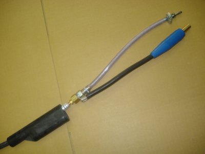 画像1: TIG用口出線オスジョィント WCT22 JA300　オス付