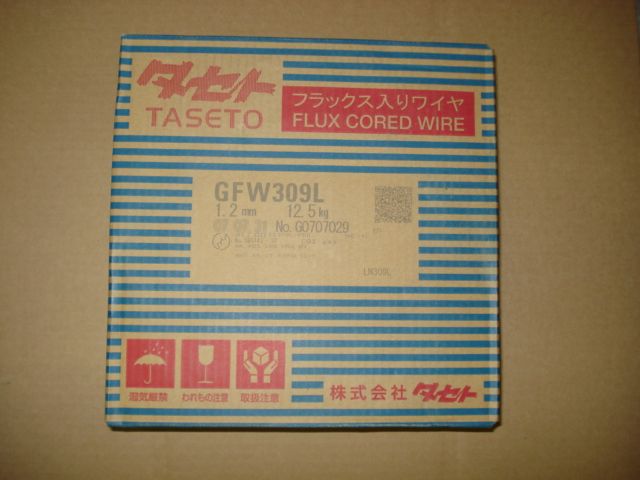 ステンレス・フラックス入り溶接ワイヤ[GFW309L 1.2mm-12.5kg]お買い上げ有難うございました 