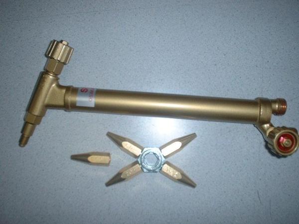 ピストル型小型ガス溶接器火口5本付アセチレン用お買い上げ有難うございました 