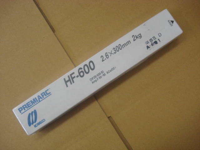 神戸製鋼　硬化肉盛用HF-600　2.6mm お買上げ有難うございました