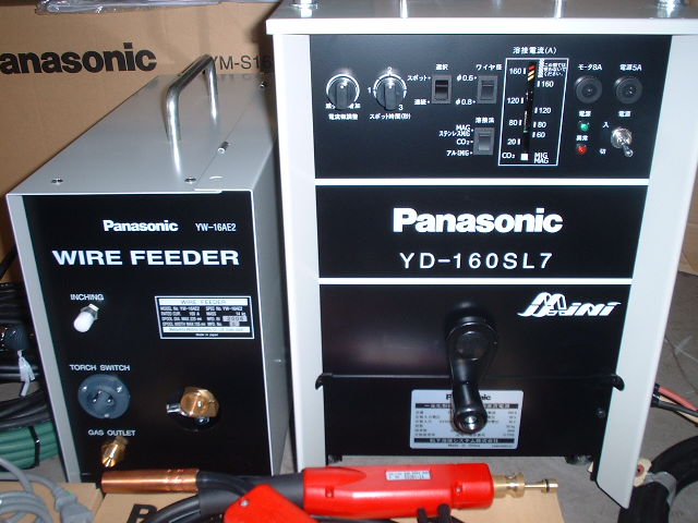 【１台限定】ＰａｎａｓｏｎｉｃCO2/MAG自動溶接機 ミニ160[YM-160SL7] お買上げ有難うございました
