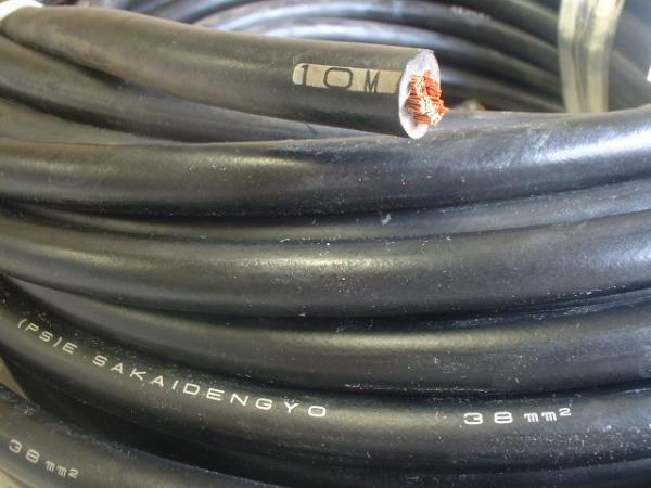 溶接ケーブル　黒色[WCT 38-50M]お買上げ有難うございました 