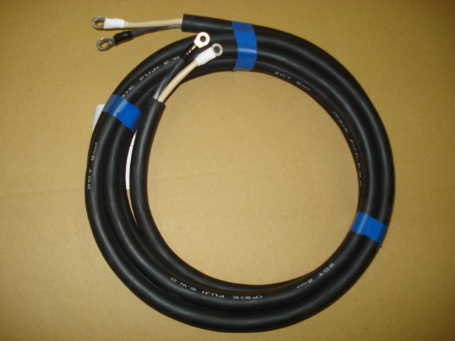 電源ケーブル 2芯-14mm2(端子付)お買上げ有難うございました 