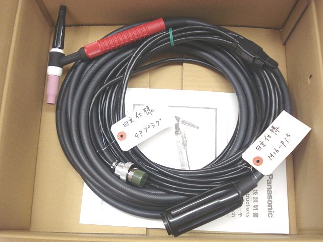 日立N-157A仕様Panasonic空冷TIGトーチ 150A[YT-15TS2-4Mお買上げ有難うございました 