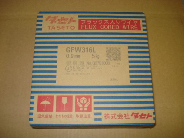 ステンレス溶接ワイヤ[GFW316L 0.9mm-5kg]お買い上げ有難うございました 
