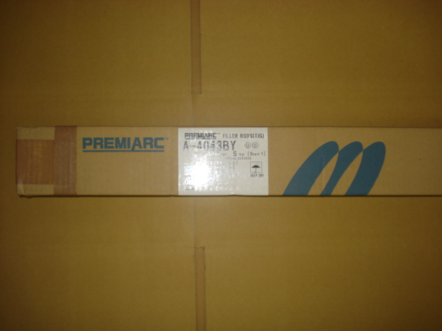 アルミＴＩＧ溶接棒[A4043BY　1.6-5kgお買い上げ有難うございました