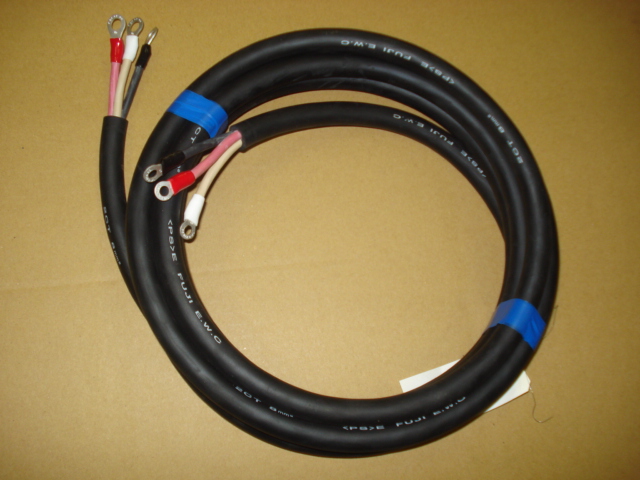 電源ケーブル 3芯-5.5mm2[両側端子付]10M お買い上げ有難うございました 