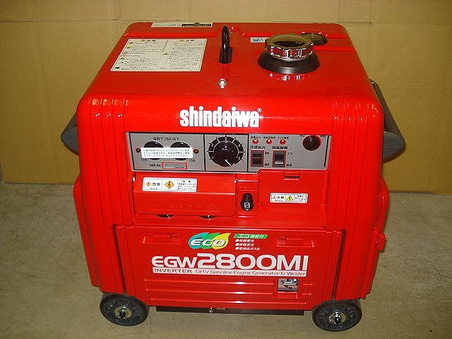 インバータエンジン発電機＆溶接機[EGW2800MI]お買い上げ有難うございました