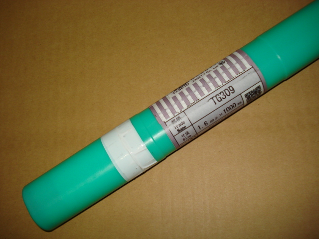 309ステンレスTIG溶接棒　1.6mm 5kg タセト[TG-309 1,6mm] お買い上げ有難うございました