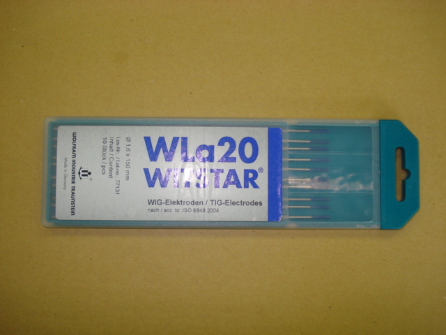 ランタン・タングステン電極棒 1.6mmウォルフラム WLa-20　お買い上げ有難うございました