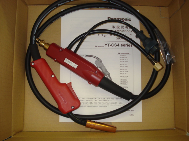 ＰａｎａｓｏｎｉｃアルミMIG専用溶接トーチ 180A[YT-18CSD4-2M] お買い上げ有難うございました