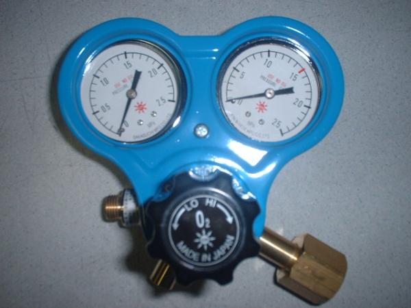 逆火防止内蔵・酸素調整器　関東式　阪口製[SG-3K] お買い上げありがとうございました