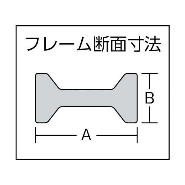 TRUSCO Lクランプ軽量型 最大口開100mmX深さ60mm GLS100 [128-9853