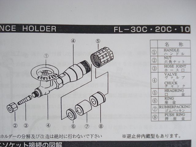 ファイアーランス工業 ランスホルダー FL-20C-7-9 FL-20C-7-9-