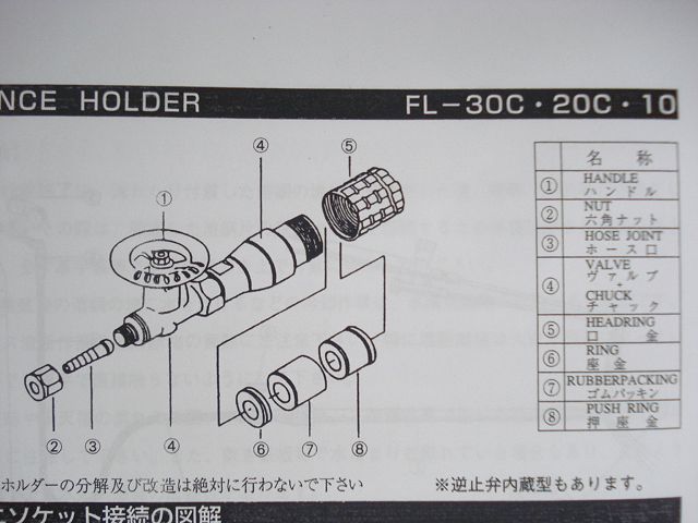 最大76%OFFクーポン ファイアーランス ランスホルダー FL-20C-10-9 FL20C109 5400153 法人 事業所限定 外直送元 