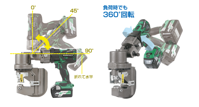 パンチャー　育良精機　ISK-BP20LF コードレスバリアフリーパンチャー