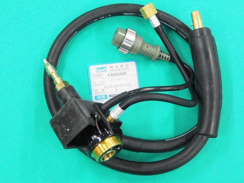 ダイヘンCM231送給装置(1984年以前)用ブルートーチ接続アダプター K4980A00
