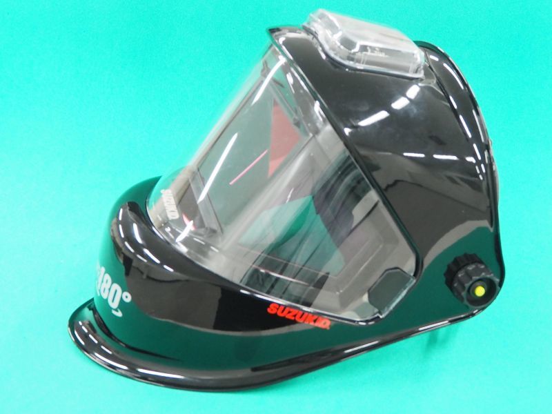 180°パノラマワイドビュー液晶式自動遮光面 EB-300PW SUZUKID 溶接用品プロショップ サンテック