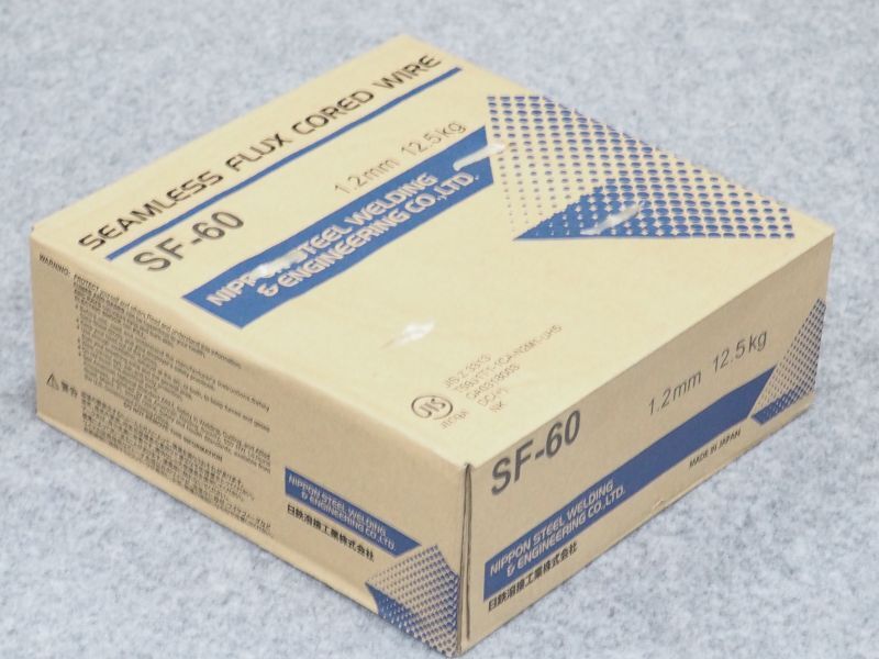 マグ材料(フラックス入ワイヤ) SF-60 1.2mm-12.5kg 日鉄溶接工業