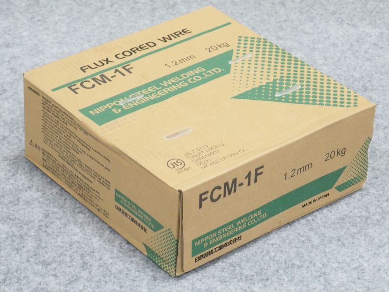 マグ材料(フラックス入りワイヤ) FCM-1F 1.2mm-20kg 日鉄溶接工業 - 溶接用品プロショップ サンテック