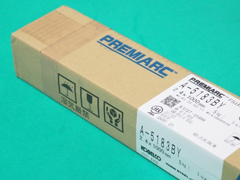 アルミニウムTIG棒 WELTIG A5183BY 2.4mm 5kg入 日本ウェルディング・ロッド(株) 通販 