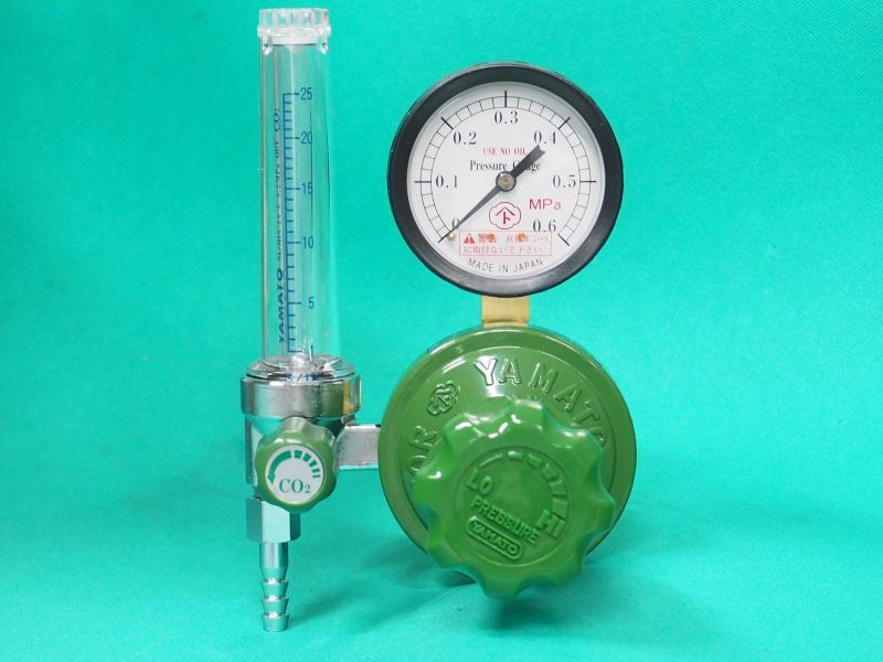 SSミニシリーズ 配管用圧力調整器 SSミニ流量計付CO₂ ヤマト産業 溶接用品プロショップ サンテック