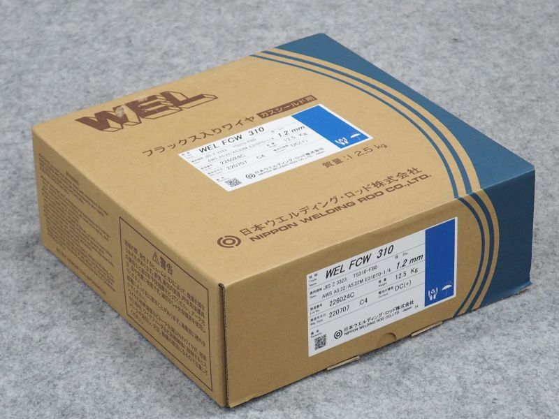 ステンレス鋼アーク溶接フラックス入りワイヤWEL FCW 310 1.2mm-12.5