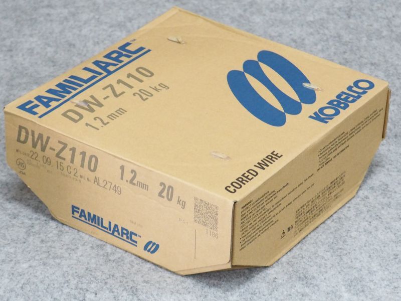 マグ材料(フラックス入りワイヤ) DW-Z110 1.2mm-20kg 神戸製鋼所